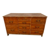 Commercial workbench with 9 drawers