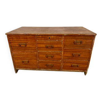 Commercial workbench with 9 drawers