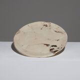 SET OF 4 GLAZED CERAMIC BREAKFAST PLATES