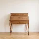 Antique solid wood secretary in Louis XV style