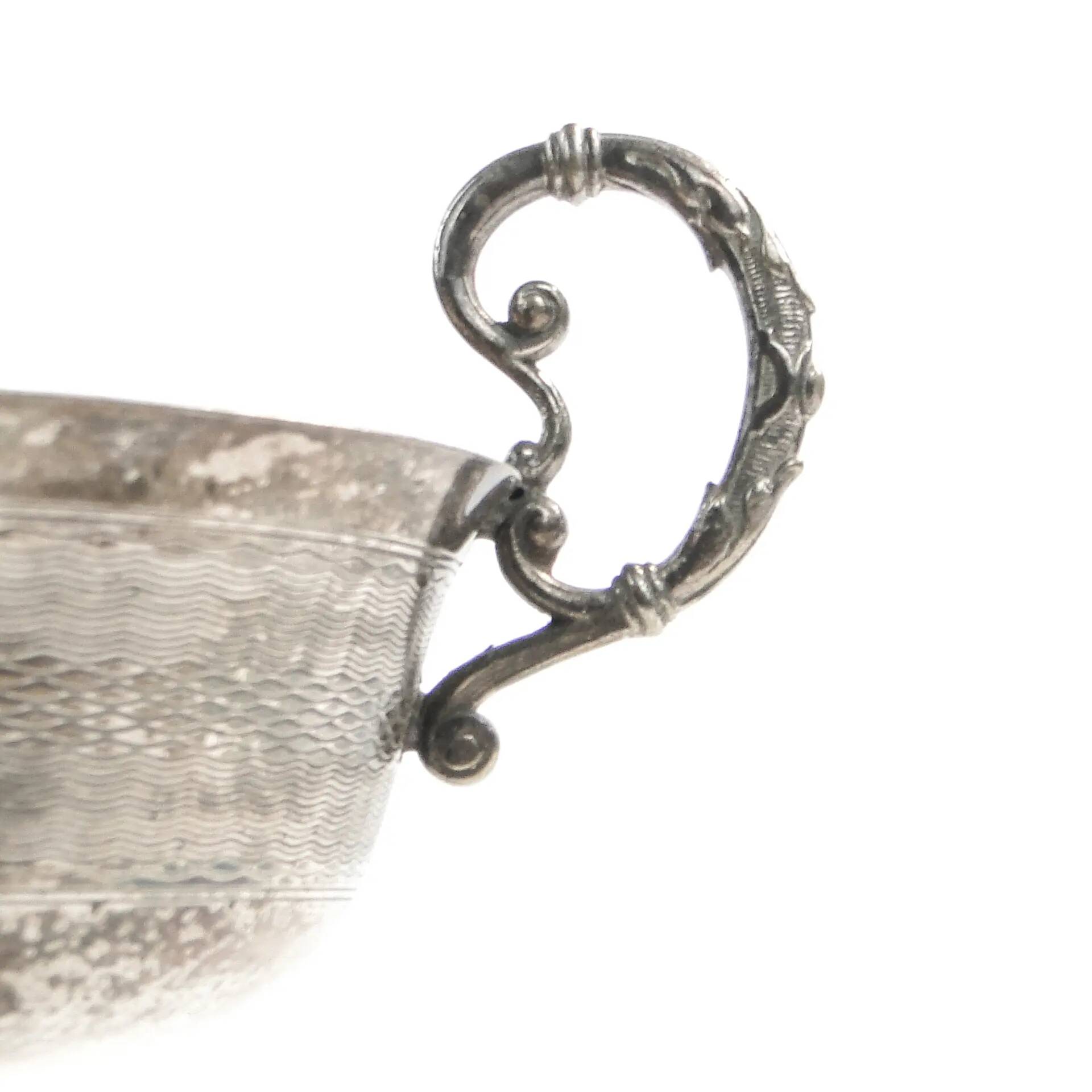 Sugar bowl, Art Nouveau, silver-plated brass, WMF, Germany, early 20th century