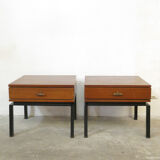 Pair of Marcel Gascoin bedside tables