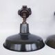 Antique enamelled wall lights