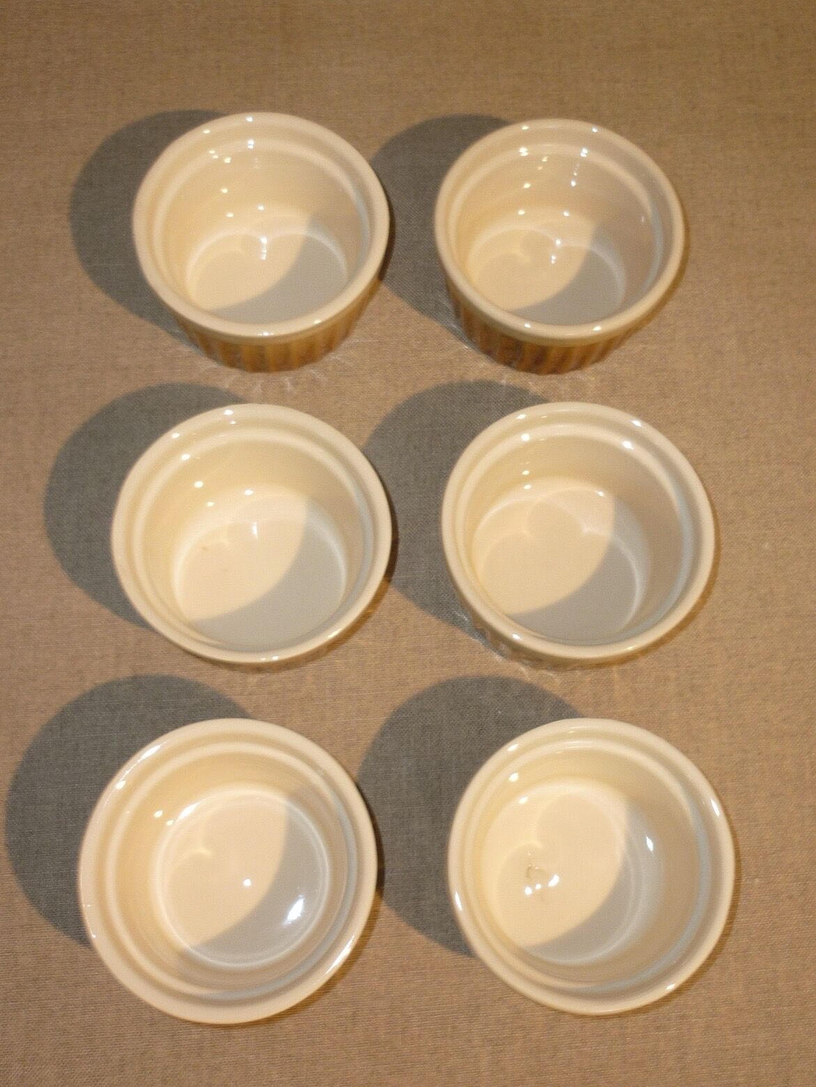Set of 6 vintage ramekins