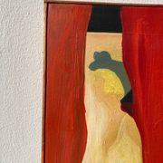 Peinture abstraite femme huile sur toile
