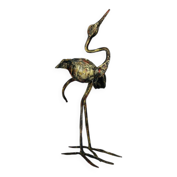 Salvino Marsura, brutalist bird sculpture, 1950s, iron