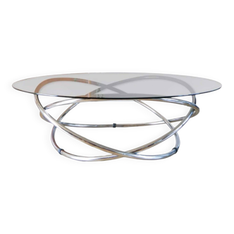 "Swirl" coffee table by Miniforms, Italy, 1970s