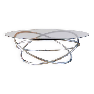 "Swirl" coffee table by Miniforms, Italy, 1970s