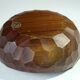 Handmade teak serving bowl with a nutcracker as a set, vintage from the 1960s