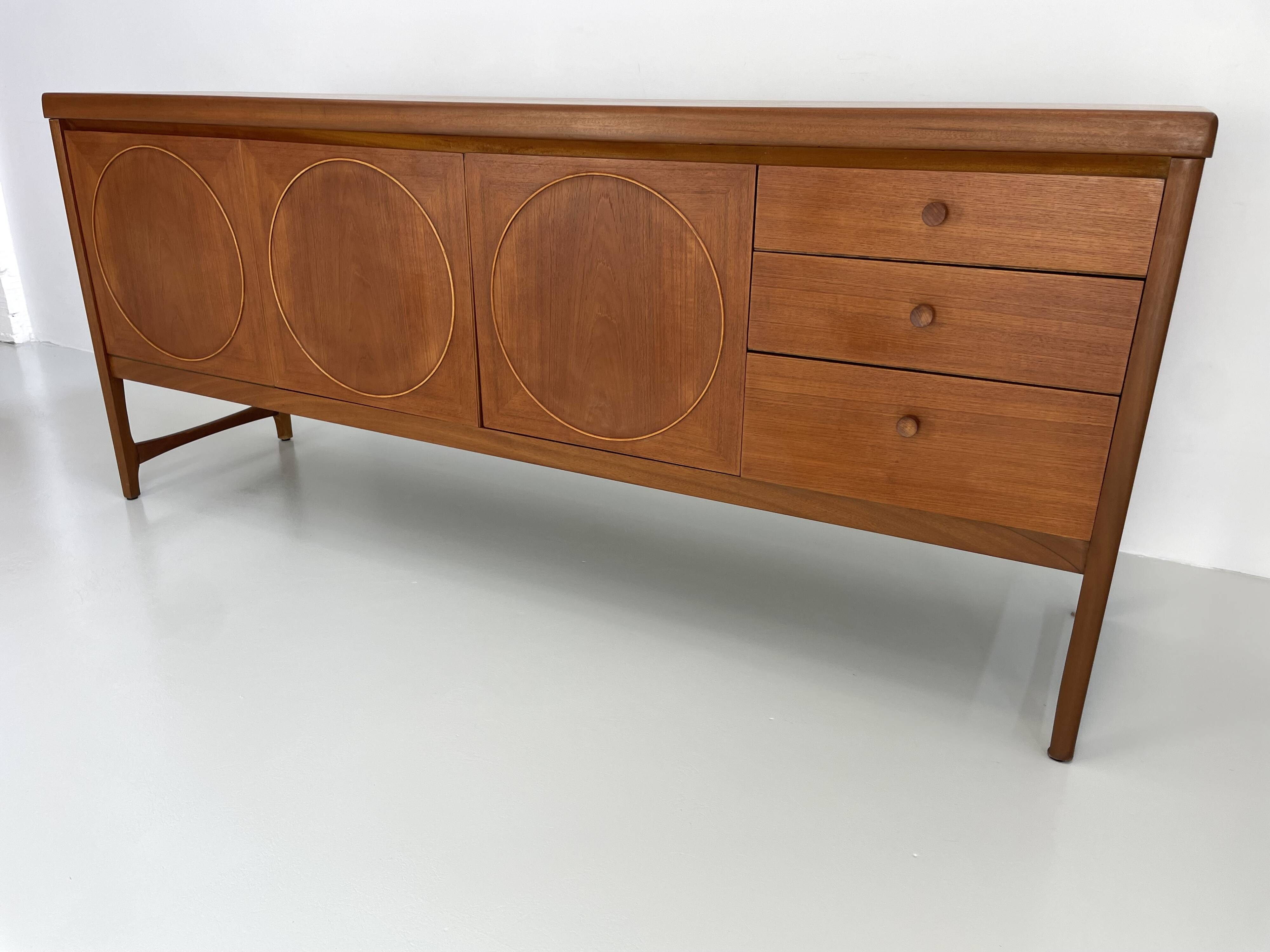 Vintage Nathan "Circle" sideboard 1960's