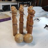 Wooden bowling