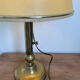 Brass bedside lamp
