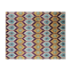 Knotted design rug wool 236 x 188 cm