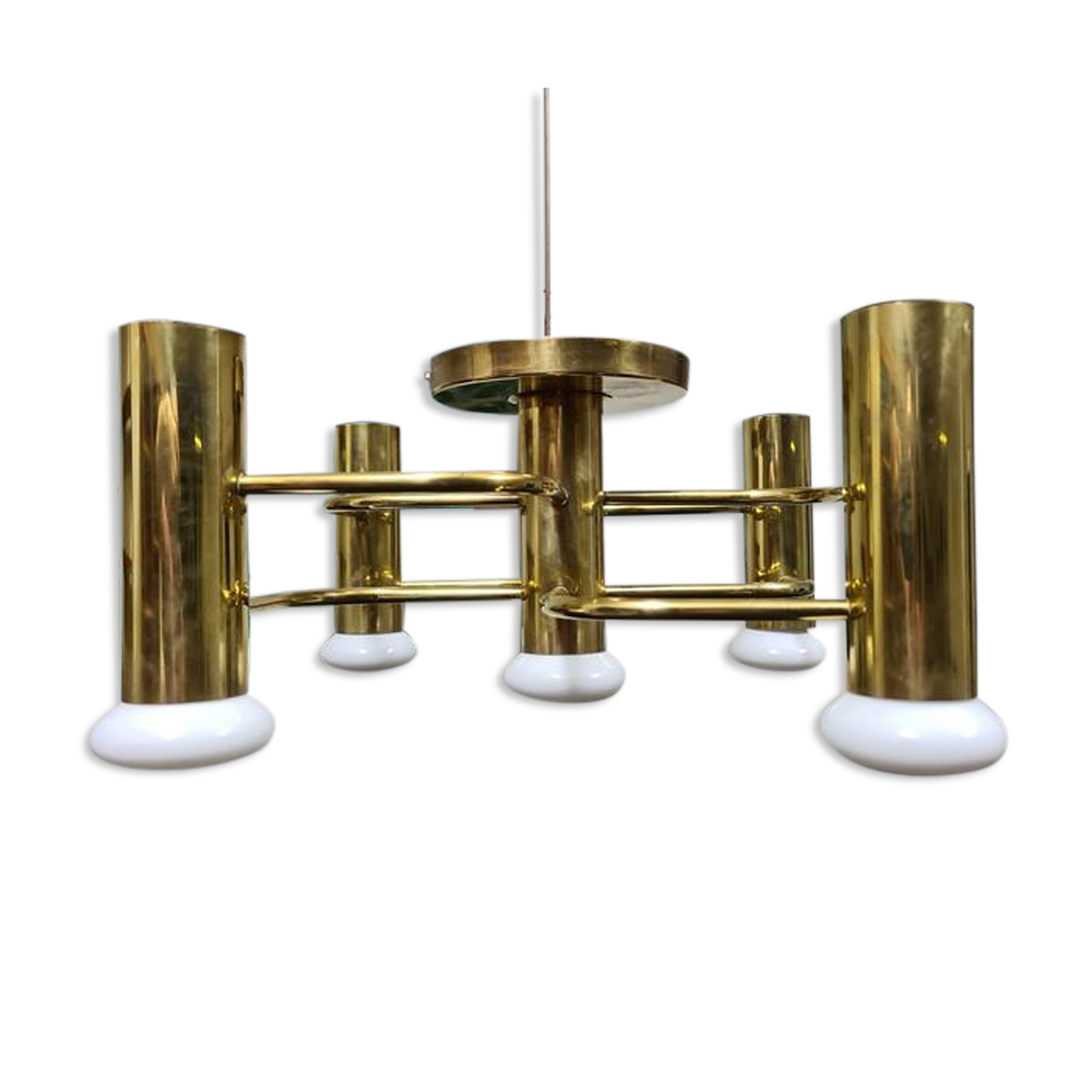 Vintage ceiling light by Leola Lighting Germany