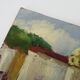 Oil on wood by Riccardo Capone Church 50s 60s