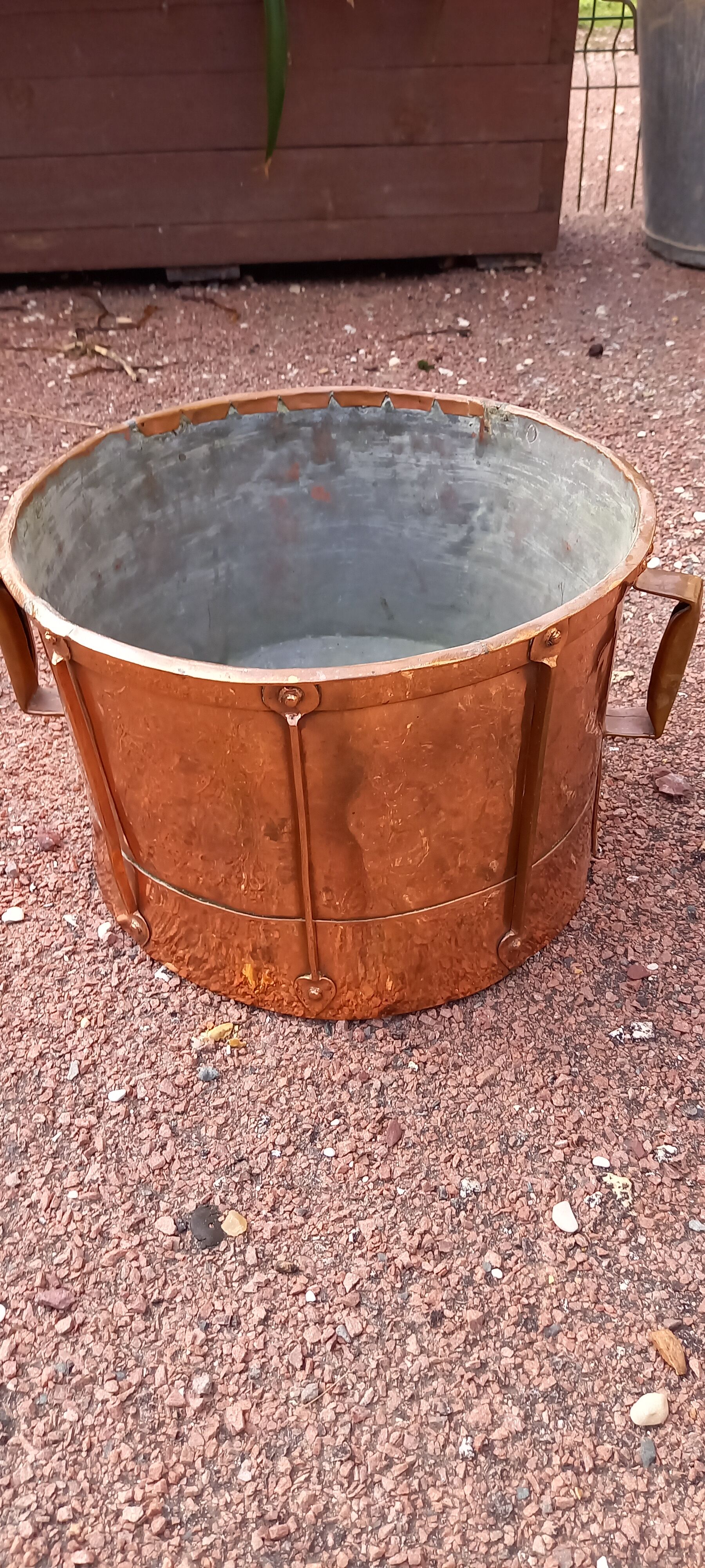 Copper pot cover