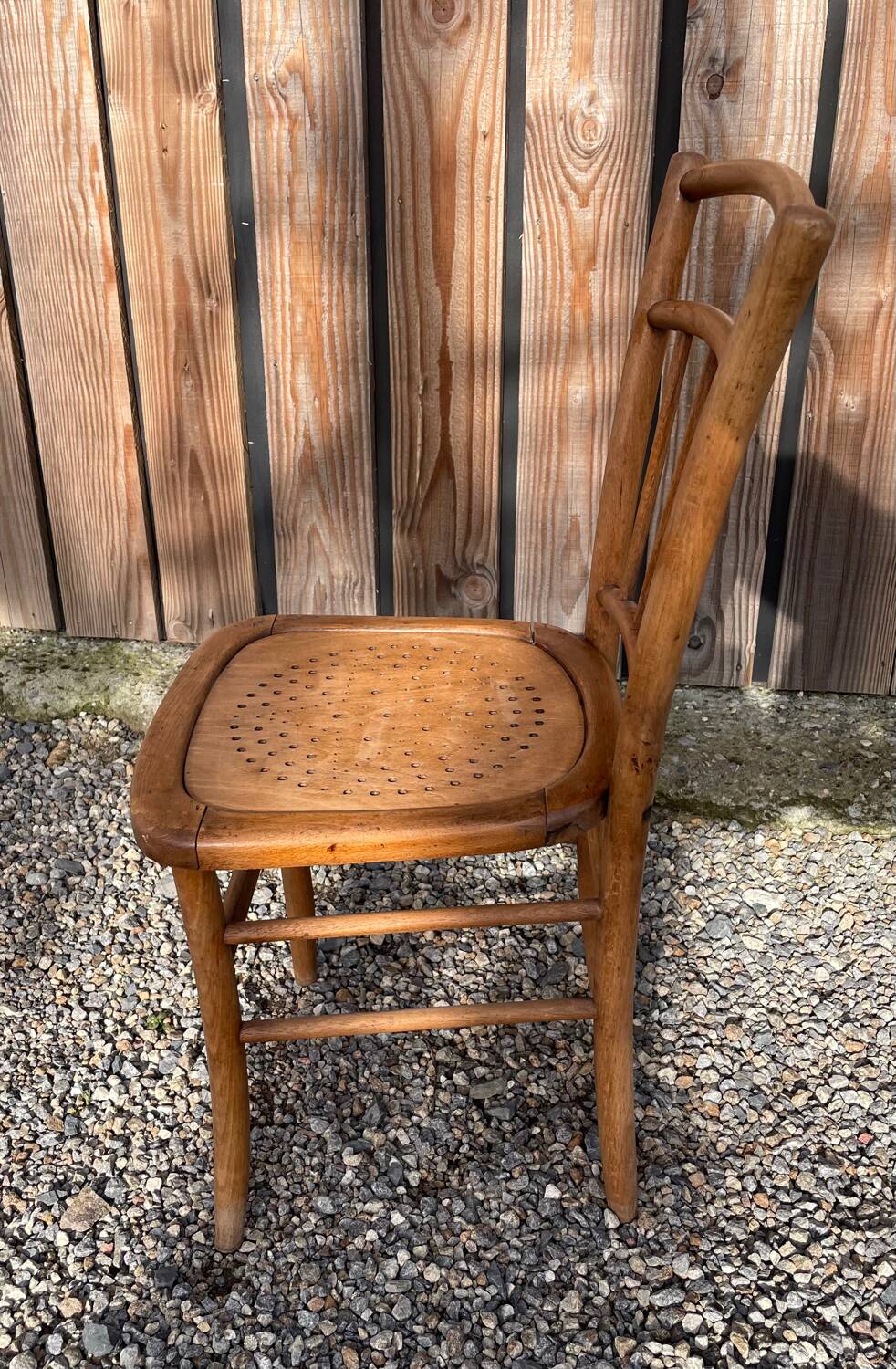 Chaise bistrot bois courbé