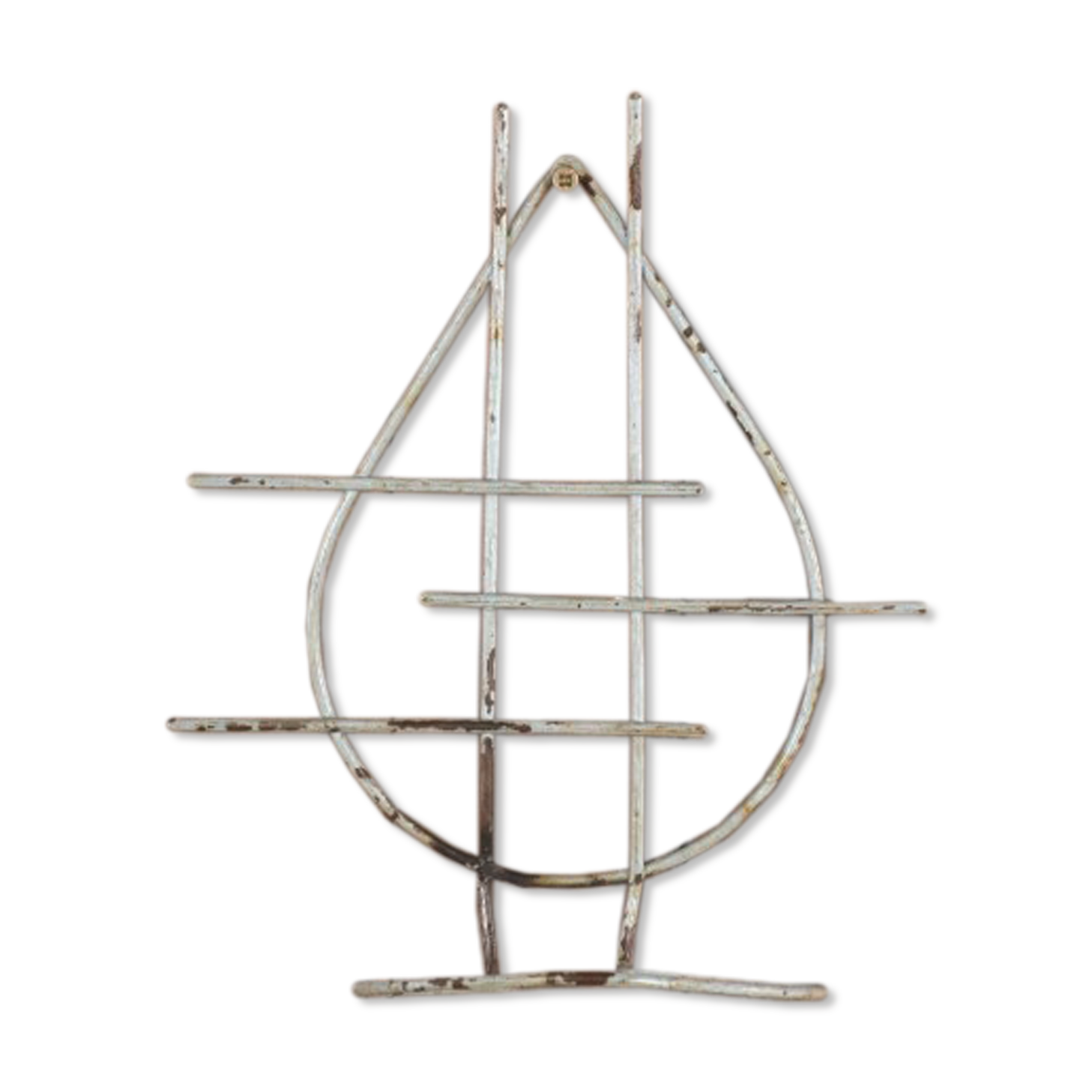 Vintage wall plant rack