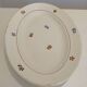 Plat ovale motifs fleurs St Amand Vintage