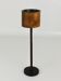 Modern Chandelier by Carl Aubock in Walnut and Leather, Austria, 1950s