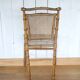 6 caned Napoleon III chairs