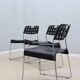 Omstack vintage metal chairs BIEFFEPLAST 1970s