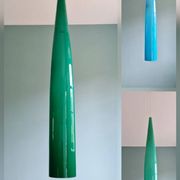XXL Murano glass suspension in blue, Alessandro Pianon, Vistosi, 1960