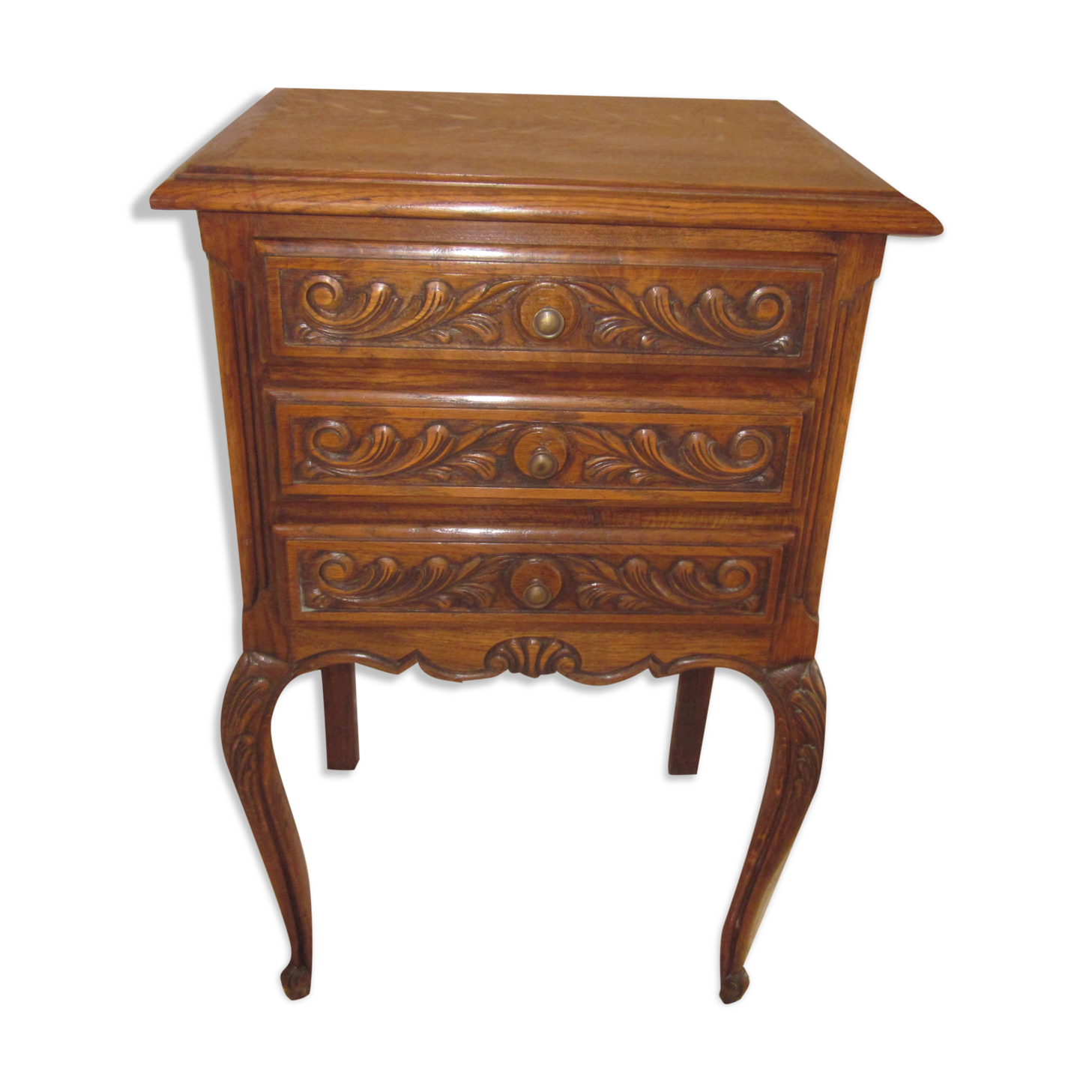 Old oak style bedside