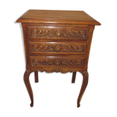 Old oak style bedside