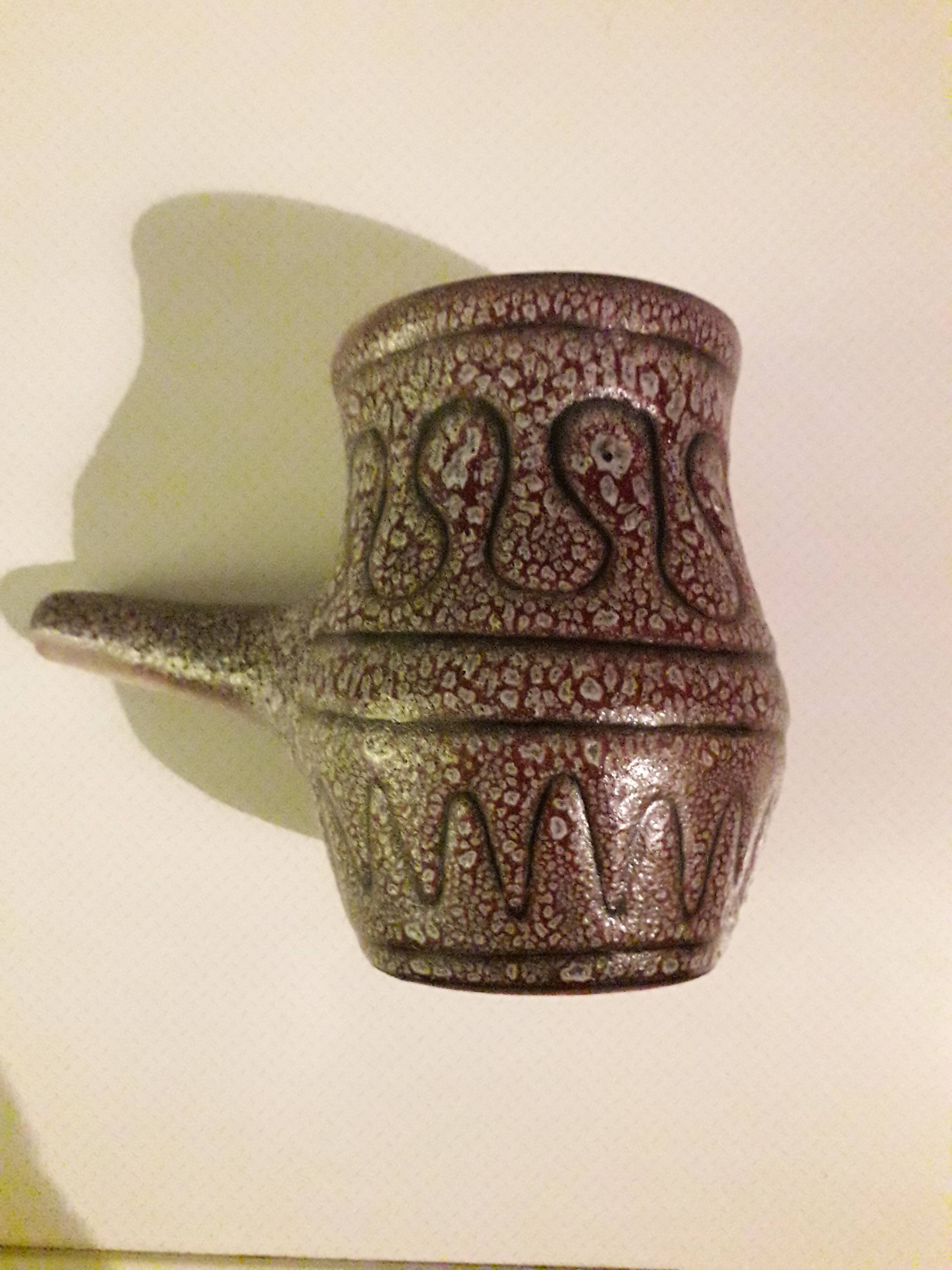 Vintage Vallauris vase signed Jean Austruy