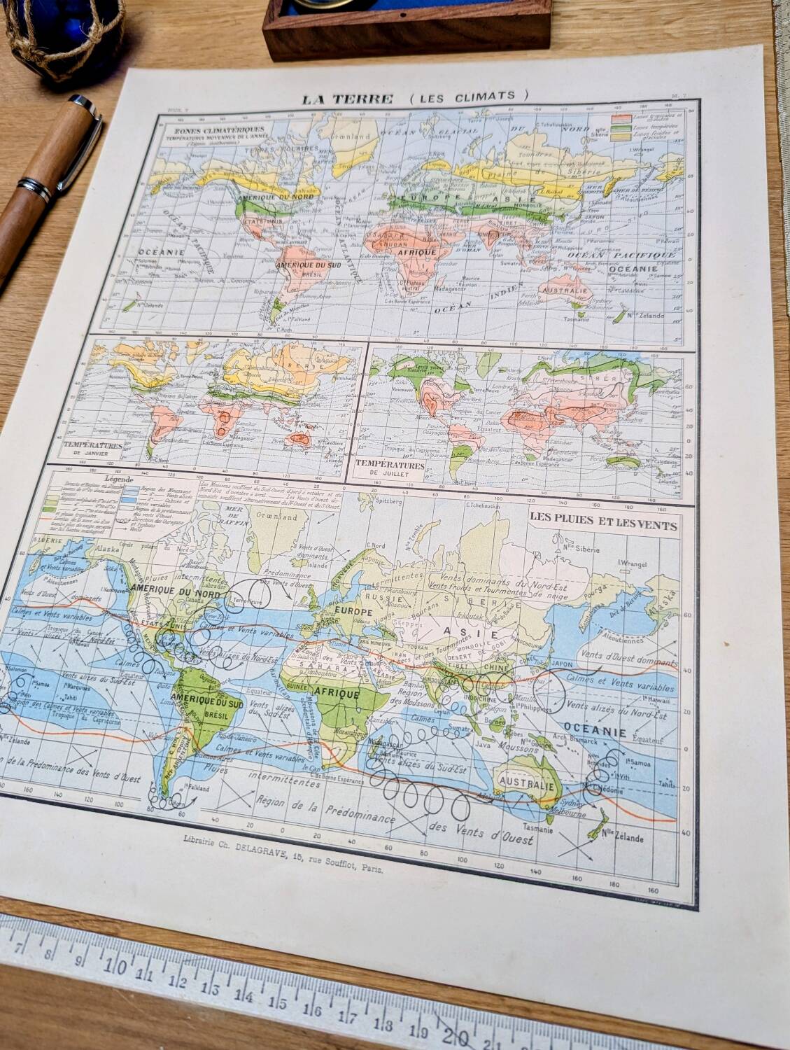Printed in 1900, The Earth and its Climates.