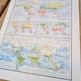 Imprimée en 1900, la Terre et ses climats.