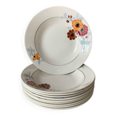 10 antique St Amand deep plates