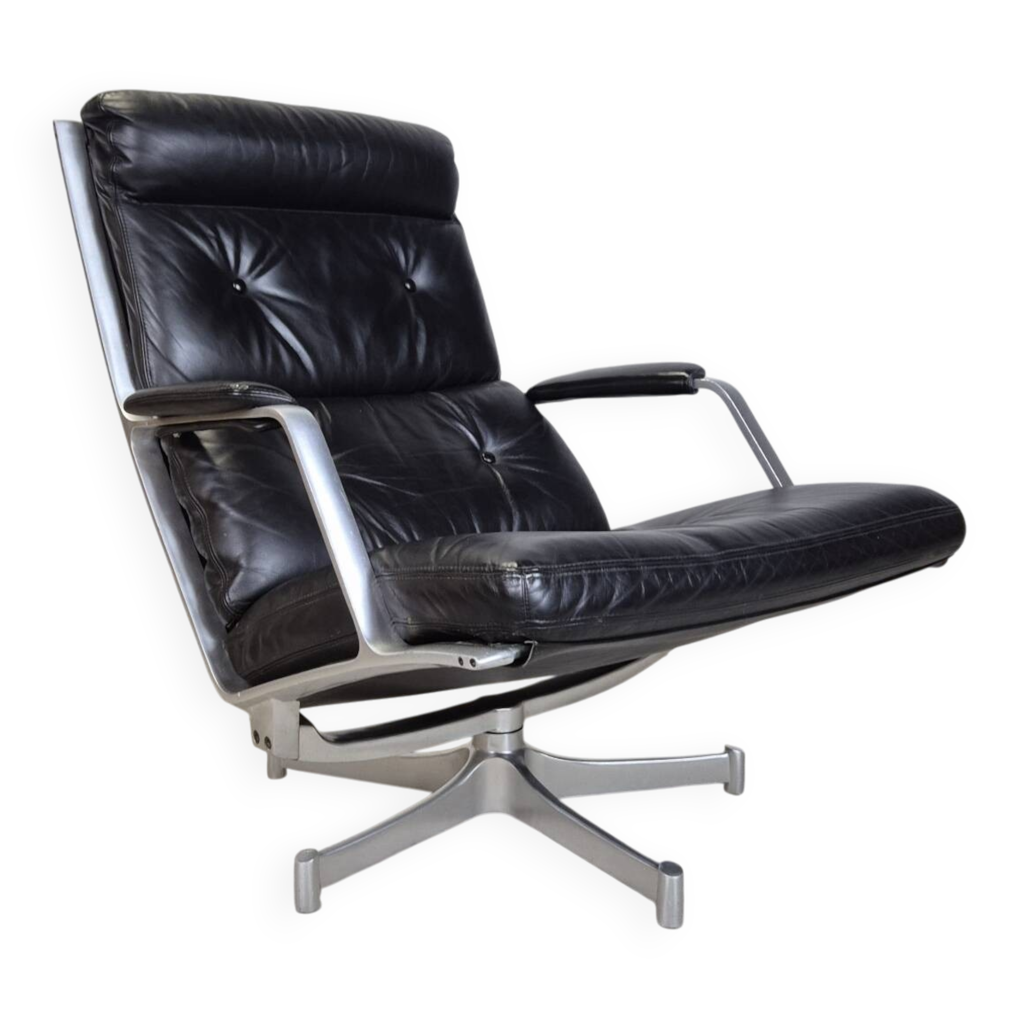 Fauteuil vintage FK85 de Jørgen Kastholm et Preben Fabricius