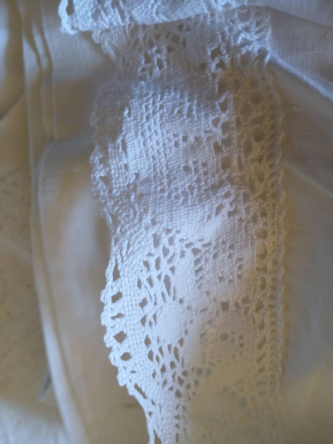 Antique embroidered duvet cover