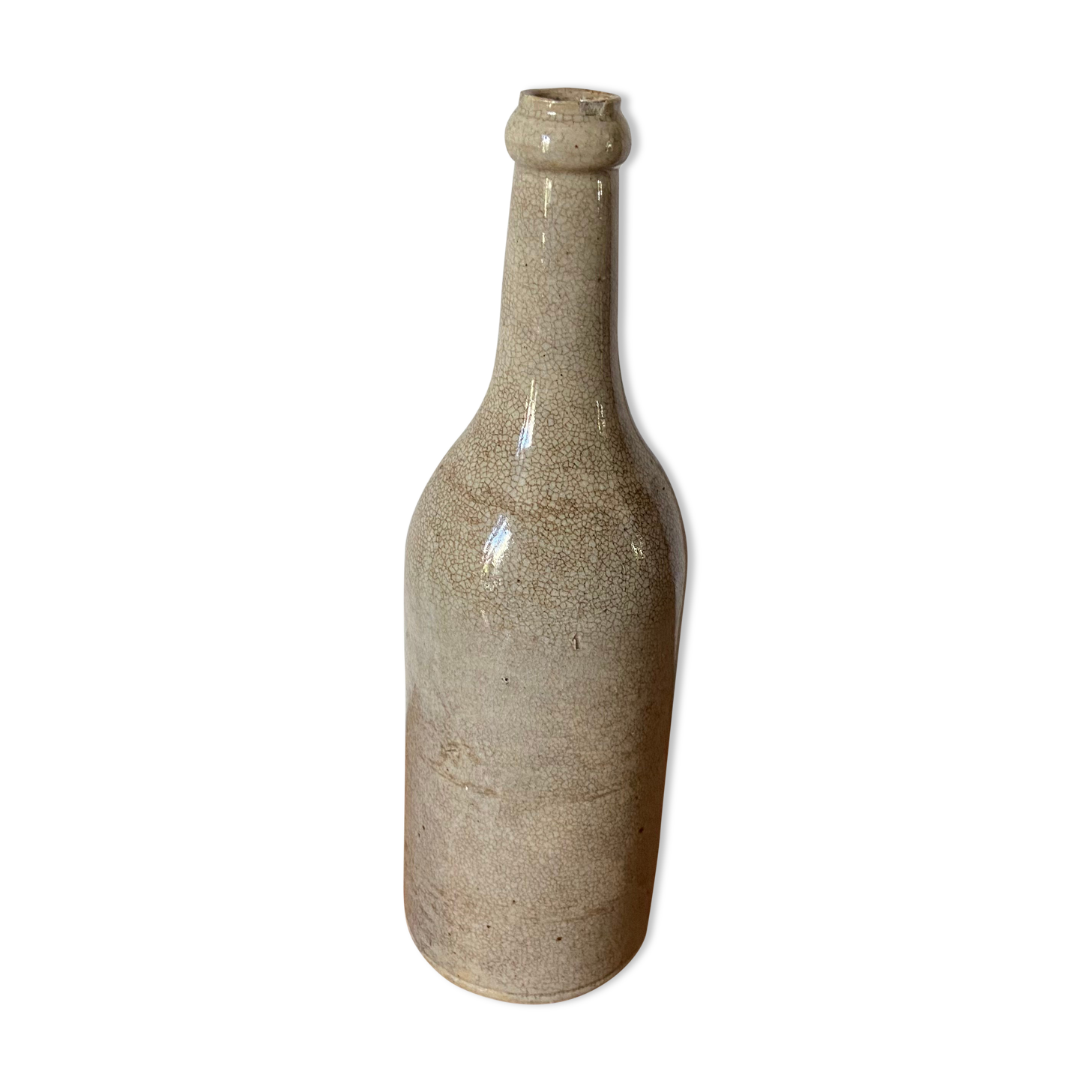 Bouteille en grès clair début XXème