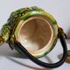 Set of old teapots and honey pot