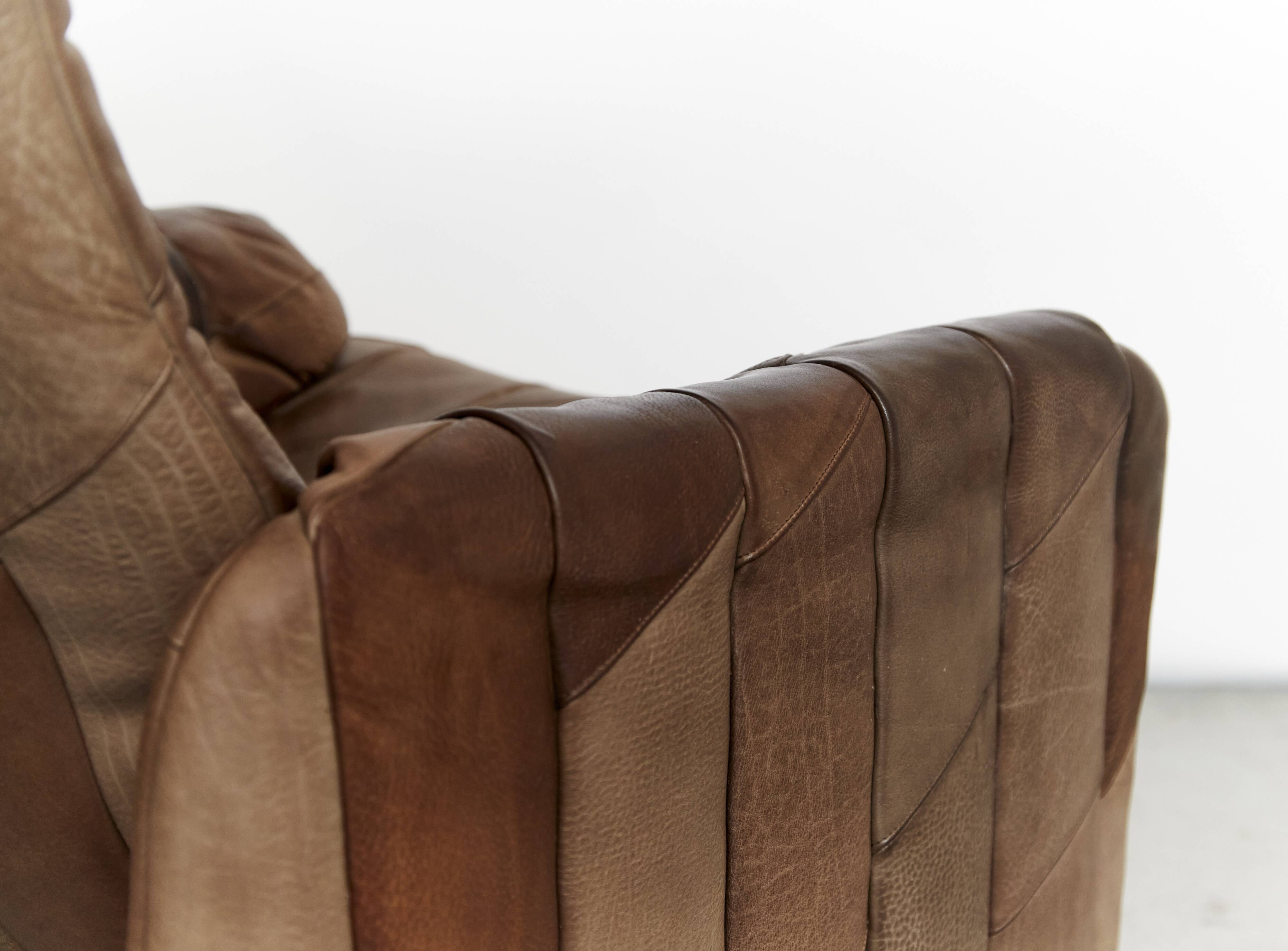 Fauteuil patchwork DS-50 de De Sede, années 1970