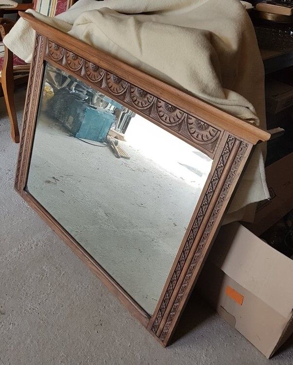 Mirror in carved wood 128x91cm