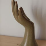 Hand with sandstone rings