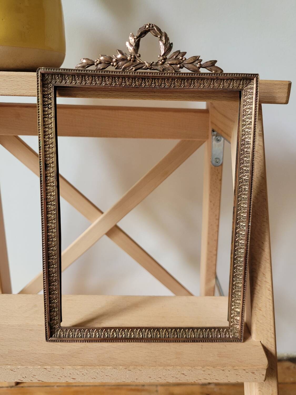Louis XVI brass knot frame