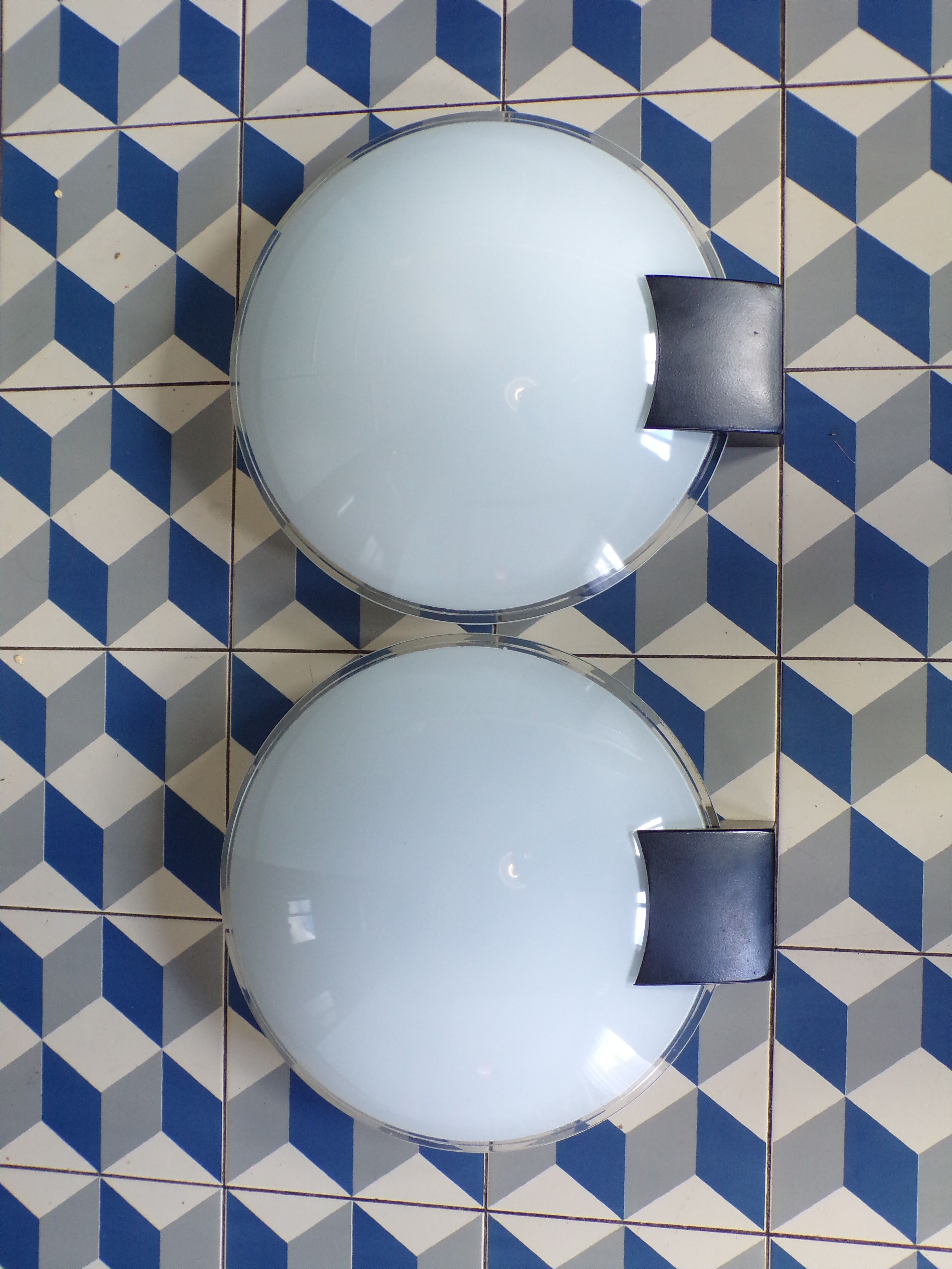 Pair of Europhane disco wall lamps