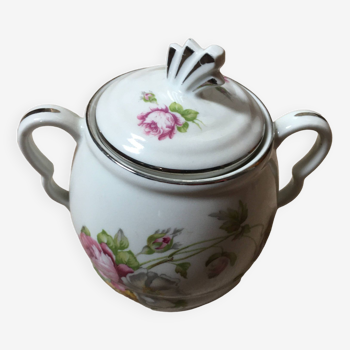 vintage porcelain sugar bowl
