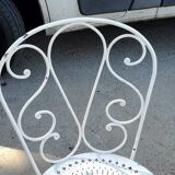 Wrought iron garden furniture