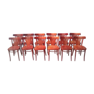 Série de 12 chaises - bistrot