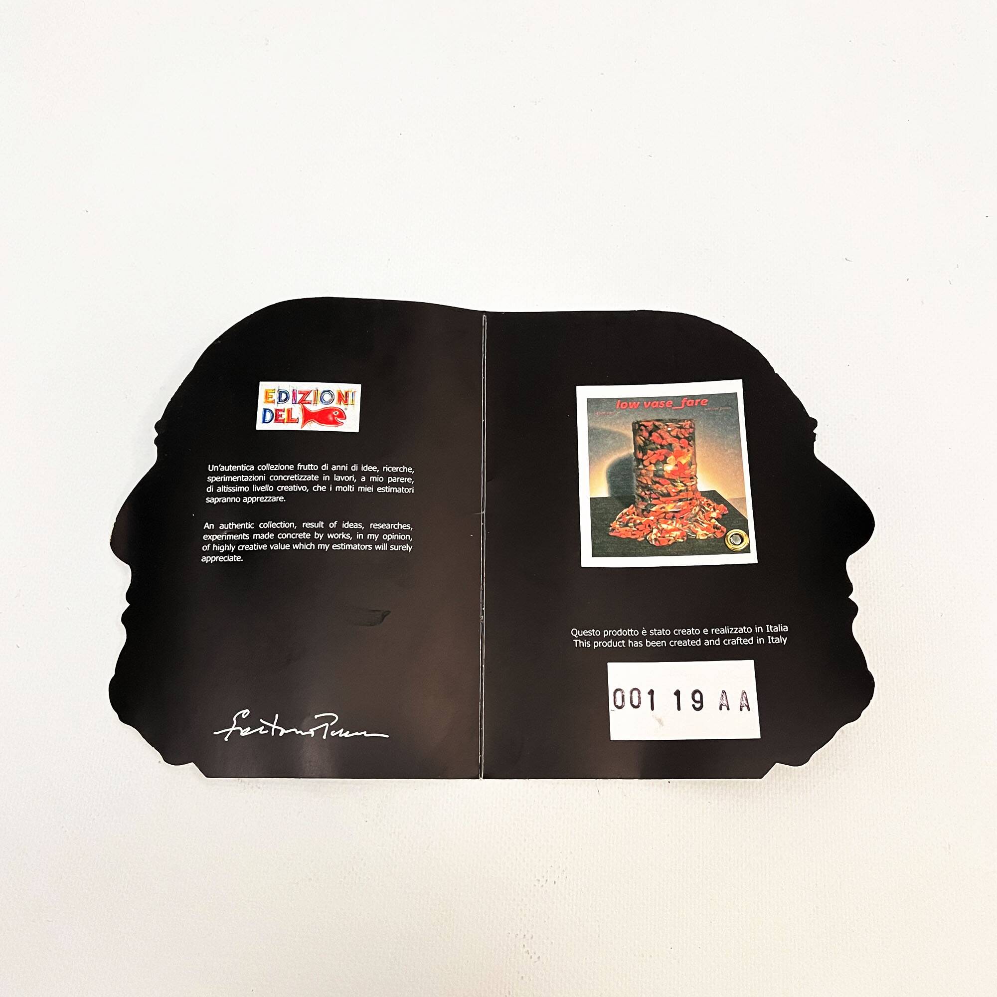 Vase Low Fare par Gaetano Pesce pour Meritalia Edizioni Del Pesce, 2010s