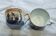Set of 2 stamped mugs, agricultural theme