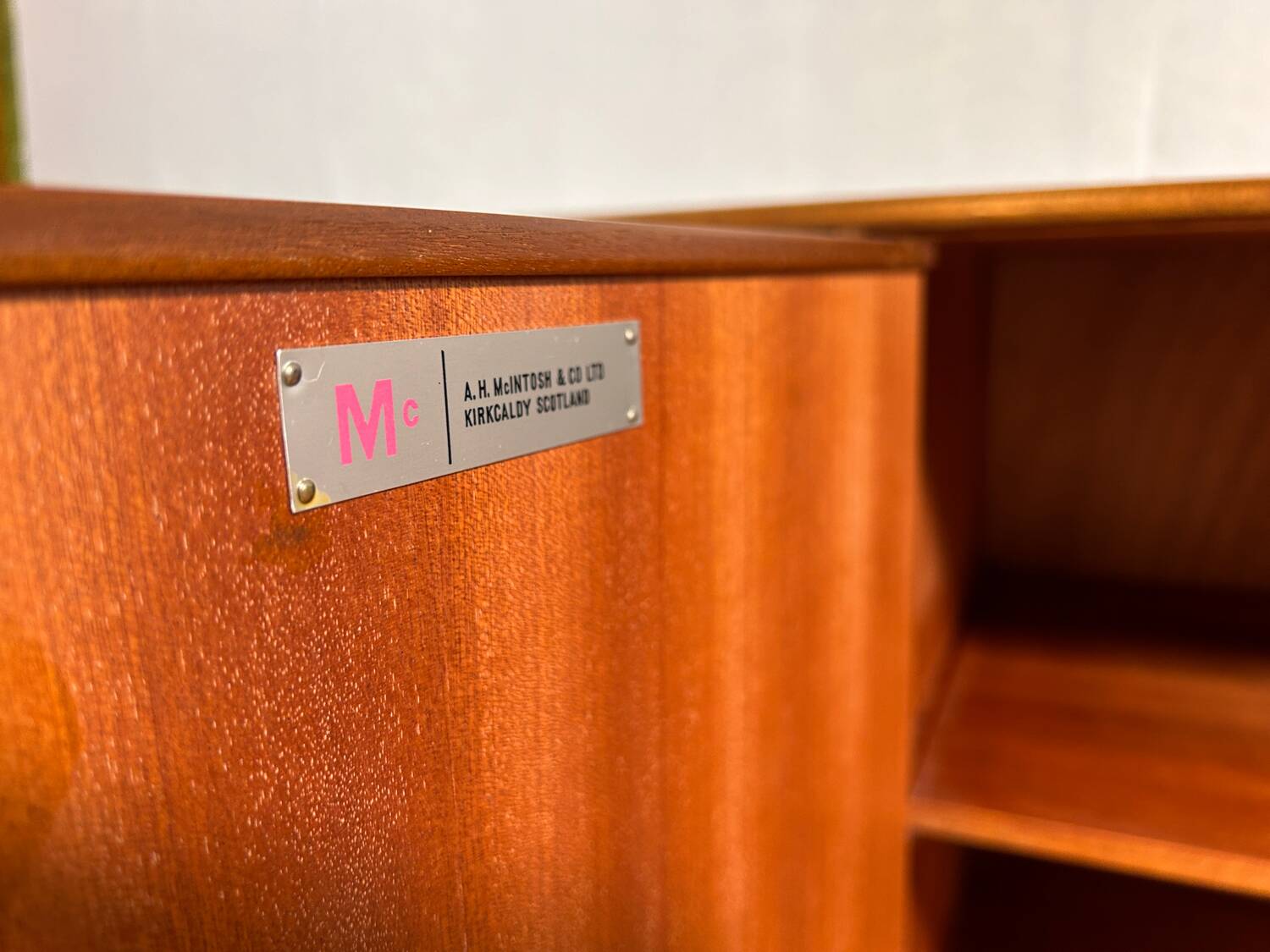 Mid century retro vintage teak McIntosh sideboard 1960 Dunvegan