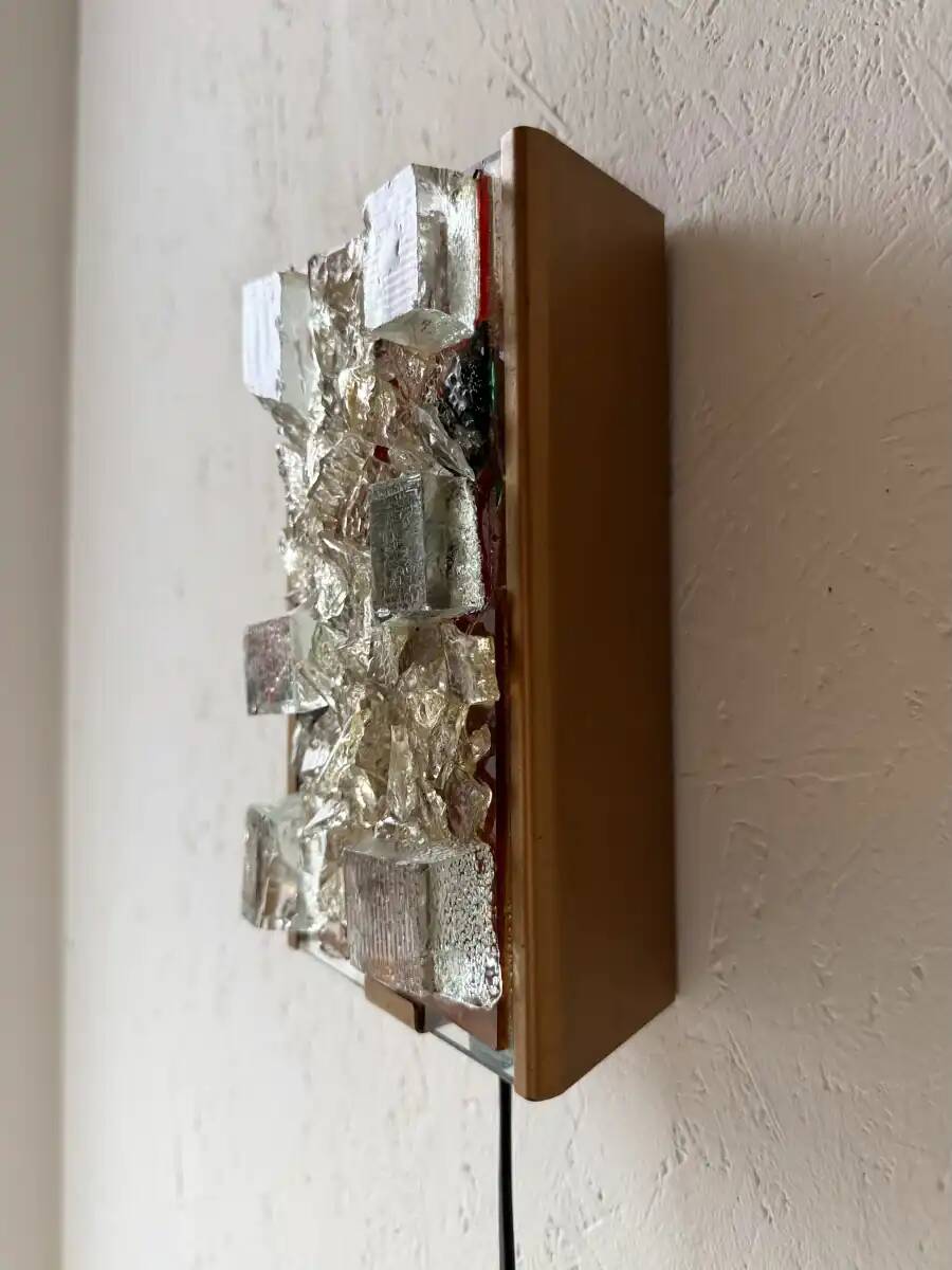 Cosack Leuchten colourful glass mosaic wall lamp