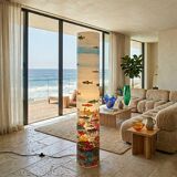 1990s Gorgeous "Aquarium" Floor Lamp by Piero Fornasetti for Antonangeli